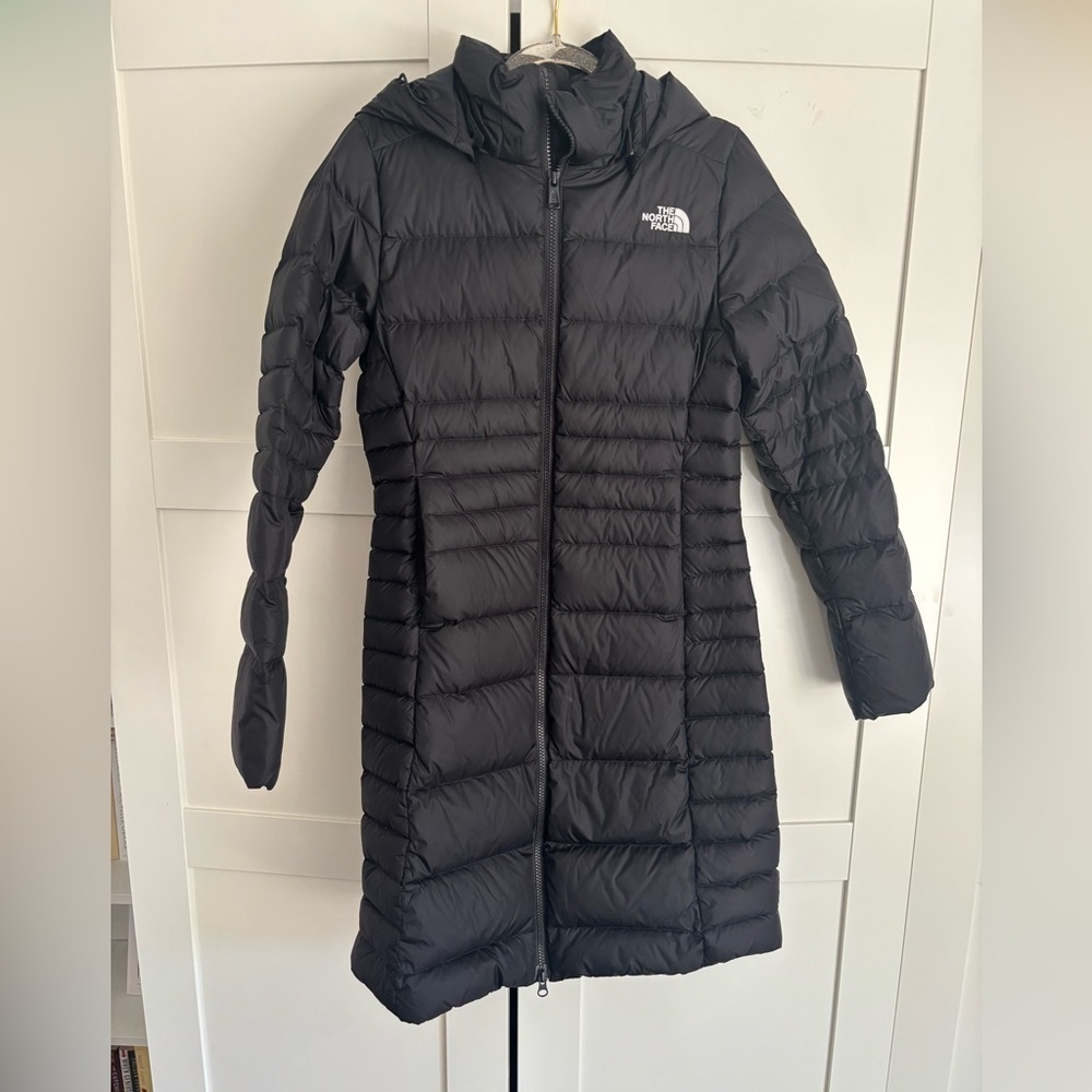 The North Face Women's Gotham II Long Black Puffer Jacket Size XS
